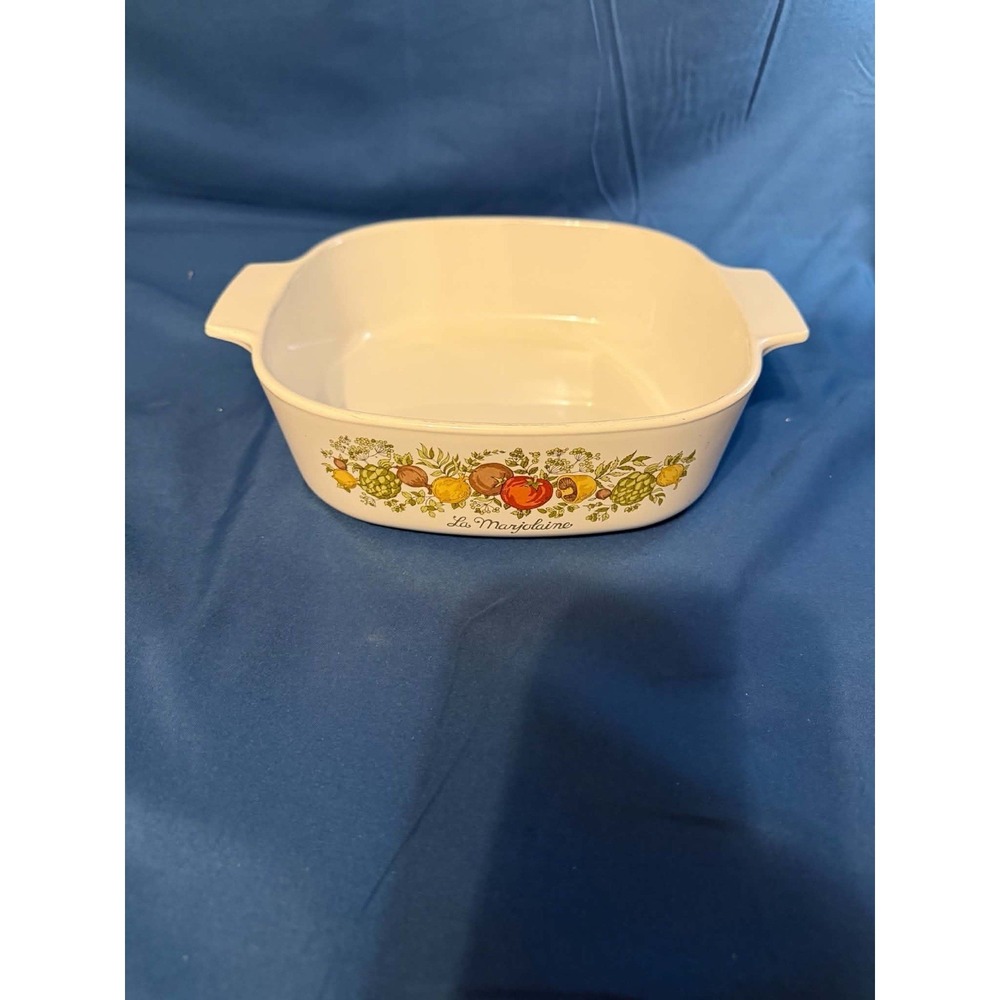 Rare Corning Ware Casserole Dish La Marjolaine Spice Of Life 2Qt A-2-B No Lid